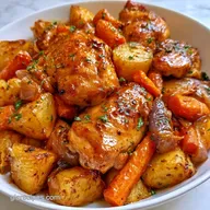 Autumn Chicken One Pan Dinner: Roasted