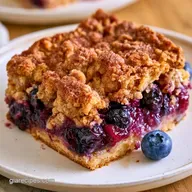 Blueberry Crisp with Maple Syrup