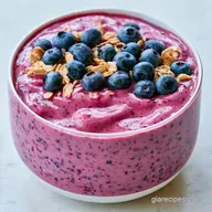 Blueberry Oatmeal Smoothie in 5 Minutes