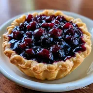 Recipe for a Blueberry Pie for 8 Slices
