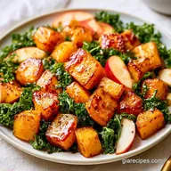 Butternut Squash Fall Salad with Kale