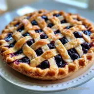 Blueberry Fruit Pie with Buttery Crust