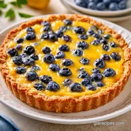 Lemon Blueberry Tart in 25 Minutes