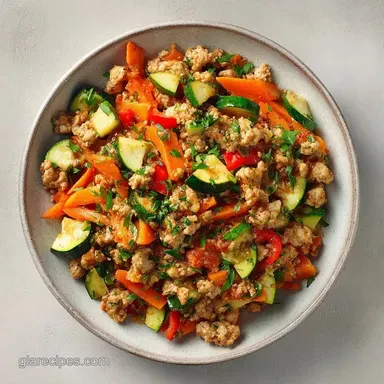 Turkey Skillet with Mixed: 4 Servings Recipe Card