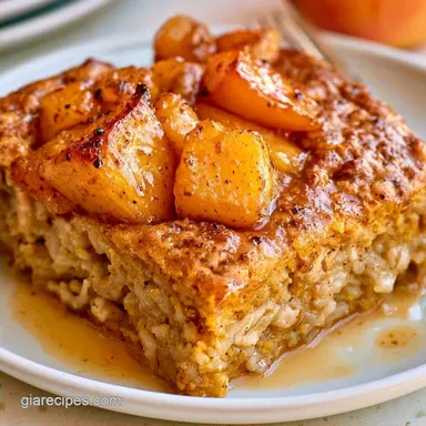 Apple Pumpkin Baked Oatmeal Meal Prep