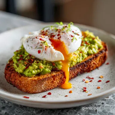 Avocado Toast with Poached Egg in 15 Min