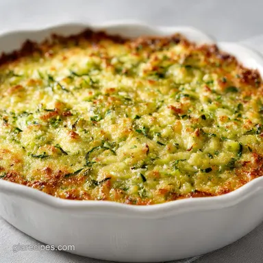 Simple Baked Zucchini and Cheese: Crispy Recipe Card