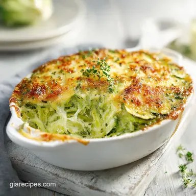 Simple Baked Zucchini and Cheese: Crispy