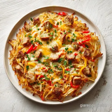 Best Breakfast Hashbrown Casserole: 12 Recipe Card