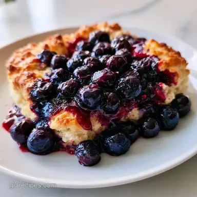 Blueberry Cobbler Recipe in 45 Minutes Recipe Card