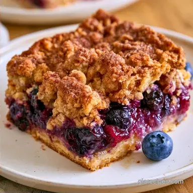 Blueberry Crisp with Maple Syrup