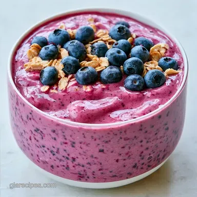 Blueberry Oatmeal Smoothie in 5 Minutes