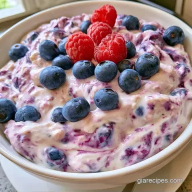 Blueberry Overnight Oats: Meal Prep Recipe Card