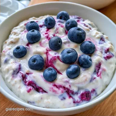 Blueberry Overnight Oats: Meal Prep