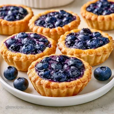 Blueberry Tartlets with Puff Pastry