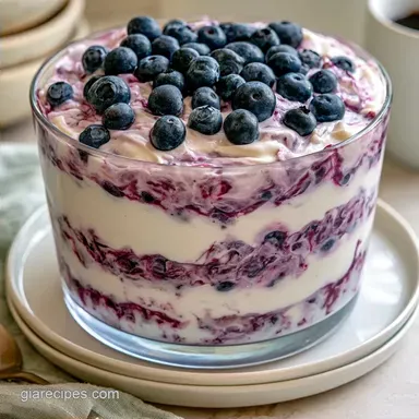 Blueberry Trifle Dessert for 12 Servings