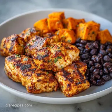Chipotle Turkey Skillet Meal Prep Recipe Card