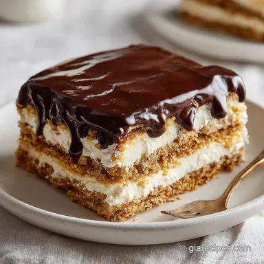 Chocolate Eclair Dessert in 20 Minutes Recipe Card