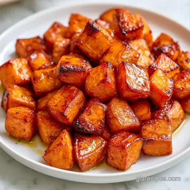Roasted Sweet Potatoes in 35 Minutes Recipe Card