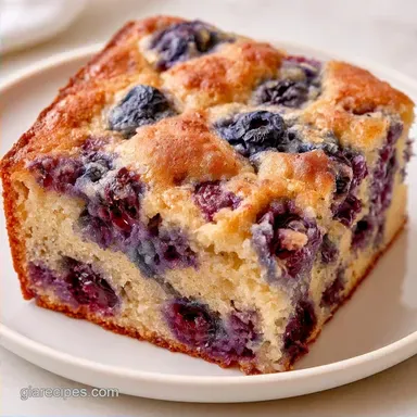 Easy Blueberry Sheet Cake for 12 Servings