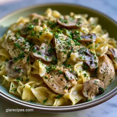 Easy Turkey Stroganoff Recipe for 4