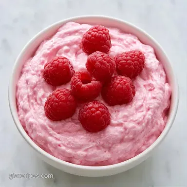 Raspberry Mousse for 6 Servings Recipe Card