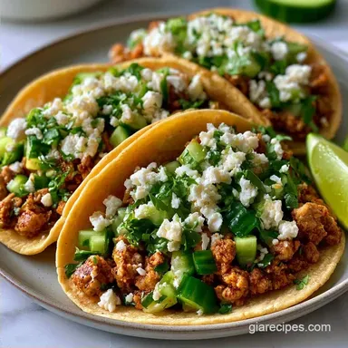Greek Turkey Tacos for 6 Servings