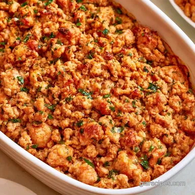 Ground Turkey Casserole with Potatoes Recipe Card