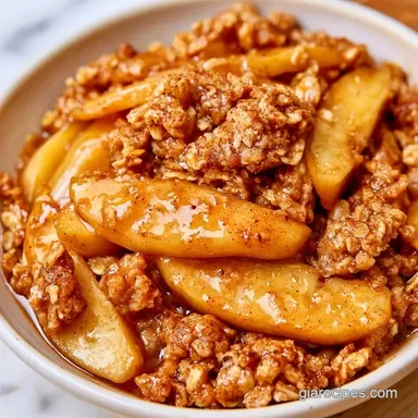 Baked Apple Crisp with Oats