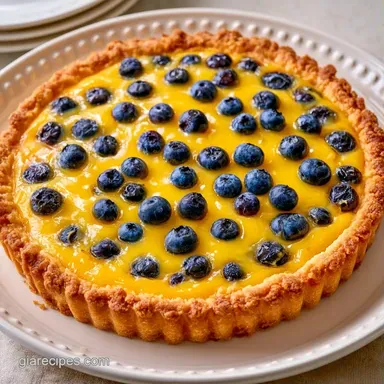 Lemon Blueberry Tart in 25 Minutes Recipe Card