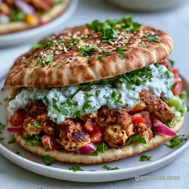 Mediterranean Turkey Pita in 30 Minutes