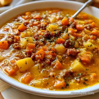 My GoTo OnePot Fall Soup Recipe: 45 Min Recipe Card