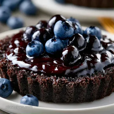 Oreo Blueberry Pie for 8 Slices Recipe Card