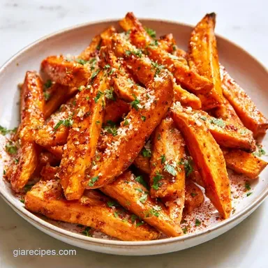 Parmesan Sweet Potato Fries in 30 Minutes