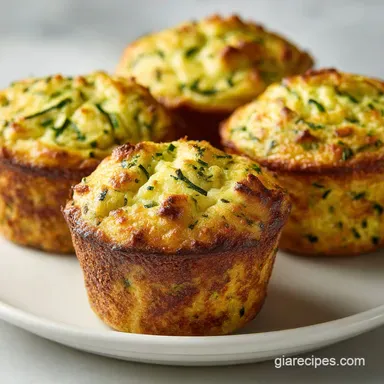 Parmesan Zucchini Muffins: Cafe-Style