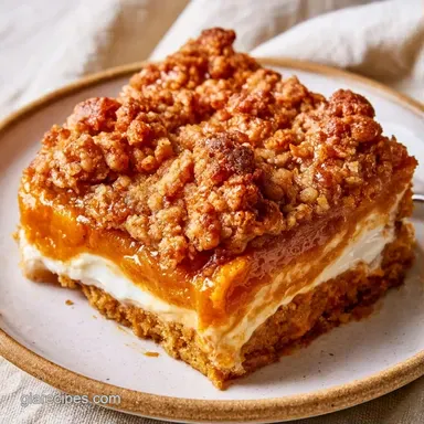 Pumpkin Cream Cheese Dump Cake: Baked Recipe Card