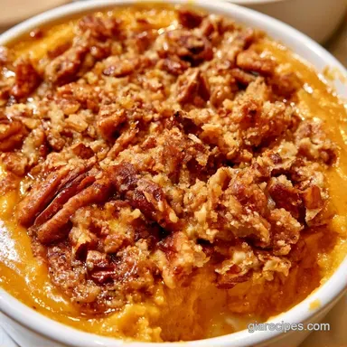 Pumpkin Pecan Dump Cake Recipe Card