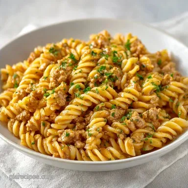 Quick Ground Turkey Pasta: One-Pot