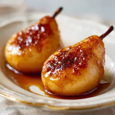 Sweet Cinnamon Honey Baked Pears for 3