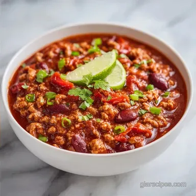 Thick Hearty Turkey Chili