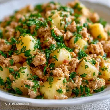 Turkey Aloo Keema Recipe for 4 Servings