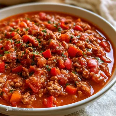 Turkey Chili in Crock Pot for 6 Servings