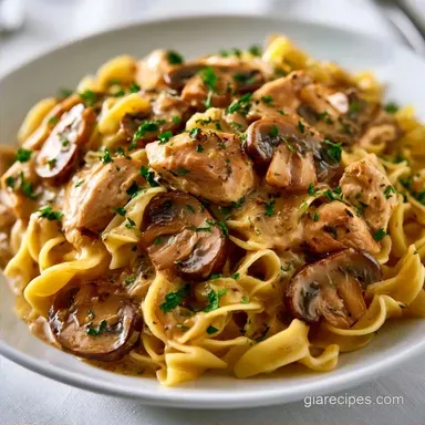 Turkey Mushroom Stroganoff in 30 Minutes