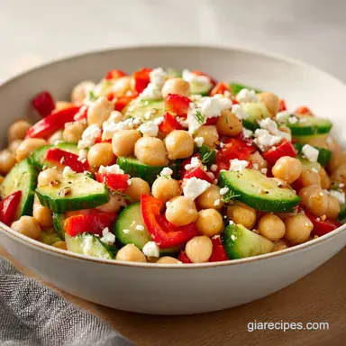 Mediterranean Bean Salad with Feta: High Protein Meal Prep