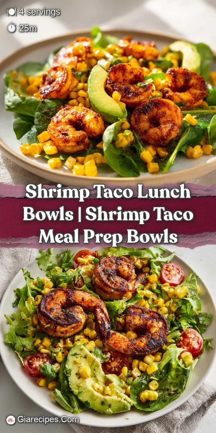 Detailed shot of grilled shrimp with charred edges, creamy avocado, and zesty red onion on cilantro lime rice.