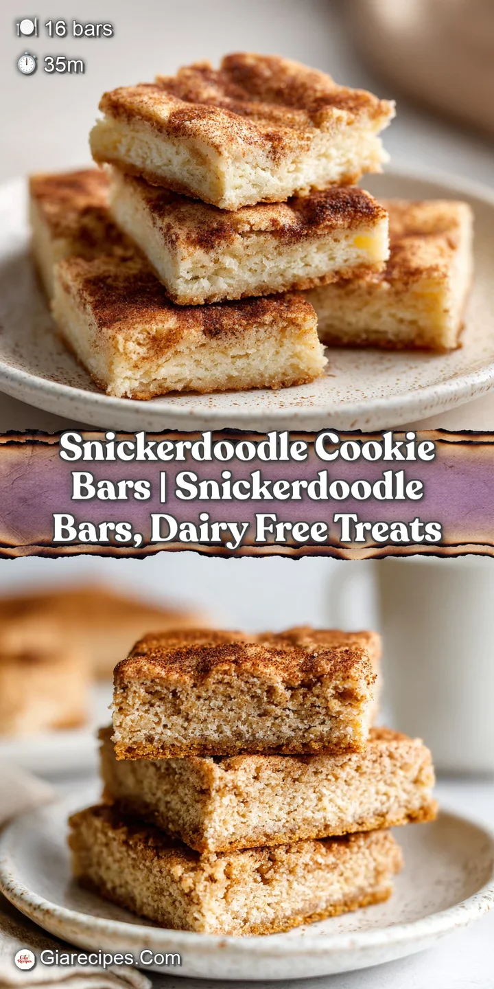 Close-up of a soft snickerdoodle bar, showing its chewy interior and glistening cinnamon sugar crust.
