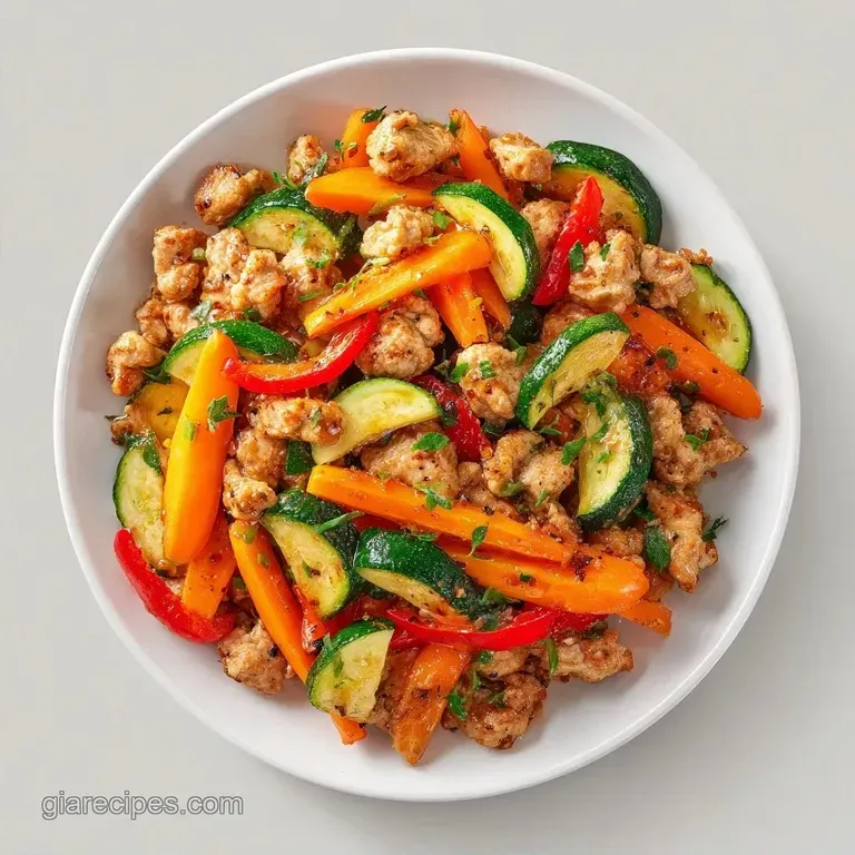 20 Minute Turkey Skillet with Mixed: Savory and Healthy