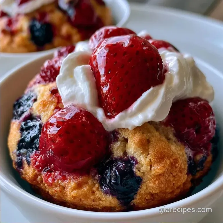 Moist Blueberry Muffins Strawberry Shortcake