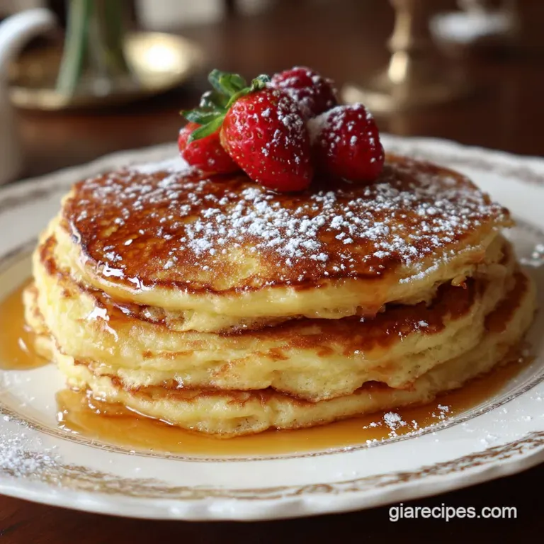 Easy Fluffy Pancakes: Classic Homemade Recipe