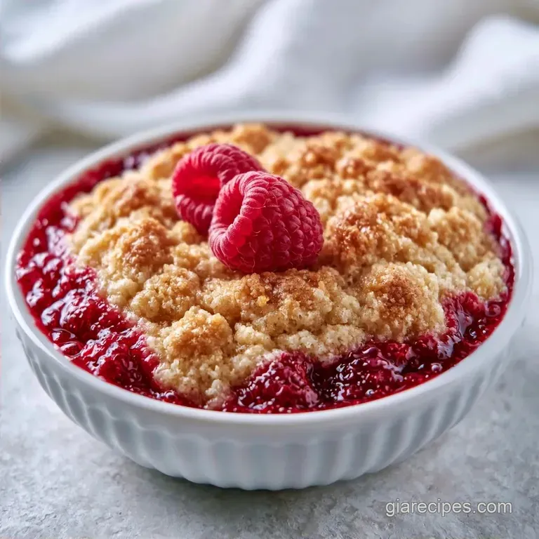 Failure-Proof Easy Raspberry Crumble